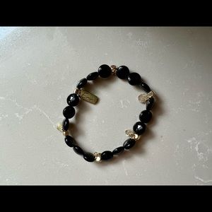 Beaded elastic bracelet